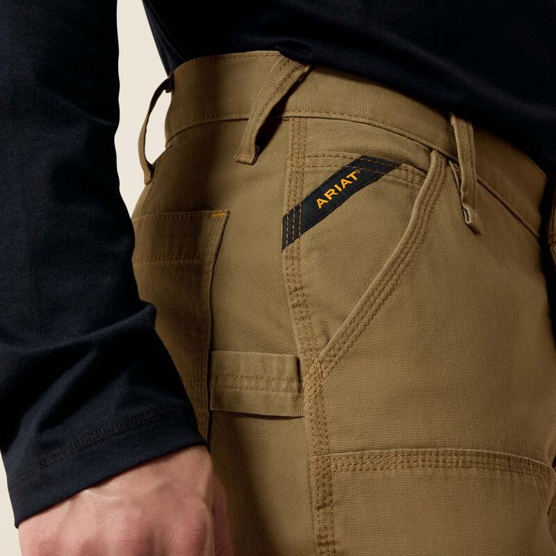 Ariat Rebar M4 Dura stretch Double Front Work Pant in Field Khaki (Men’s)