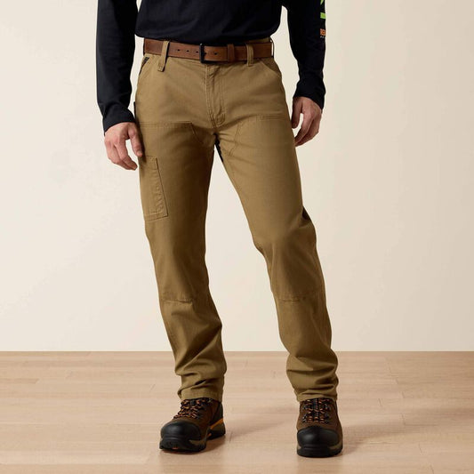Ariat Rebar M4 Dura stretch Double Front Work Pant in Field Khaki (Men’s)