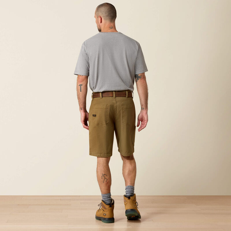 Ariat Rebar DuraStretch Made Tough 10" Short in Field Khaki (Men's)