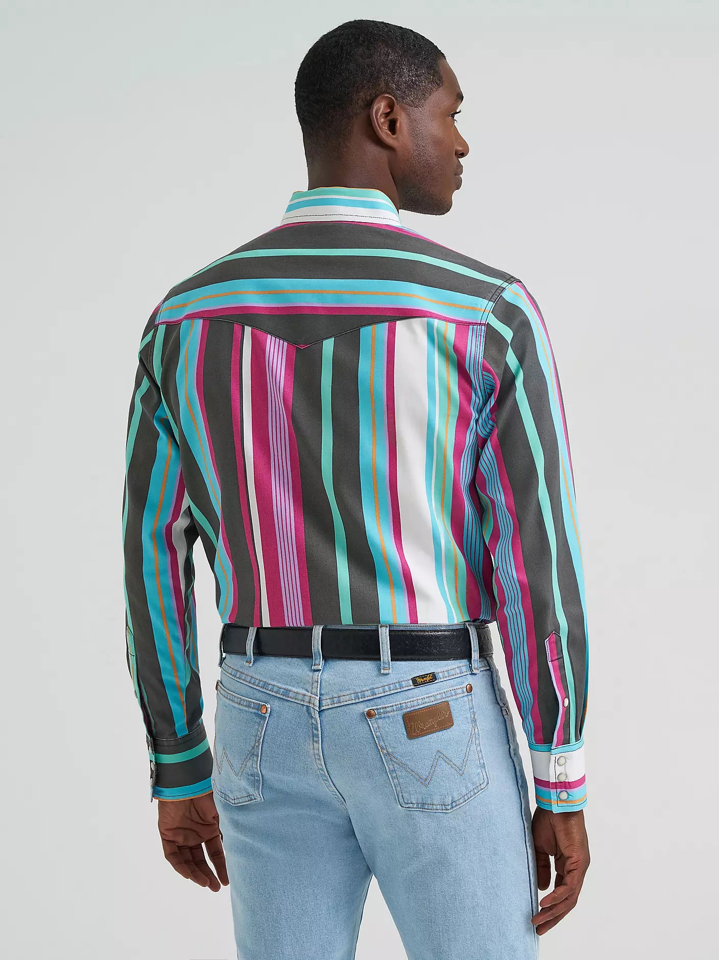 Wrangler Vintage-Inspired Brushpopper Western Snap Shirt (Men's)