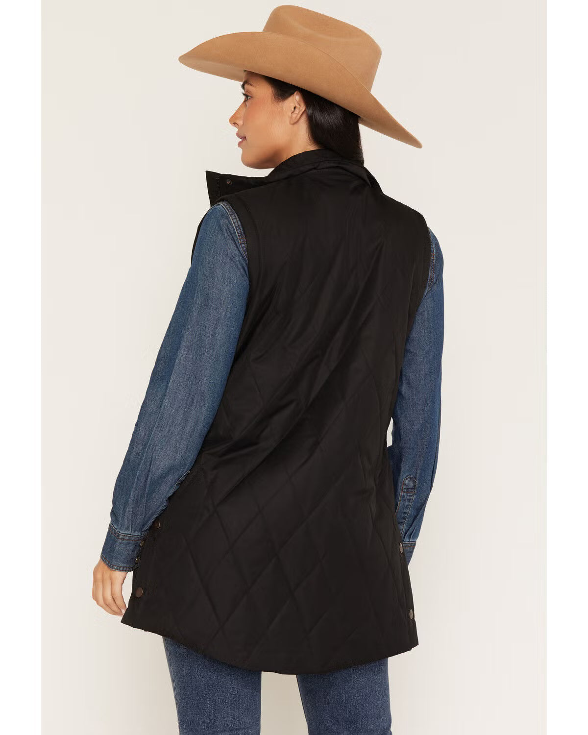 Cinch Quilted Barn Vest in Black (Women's)
