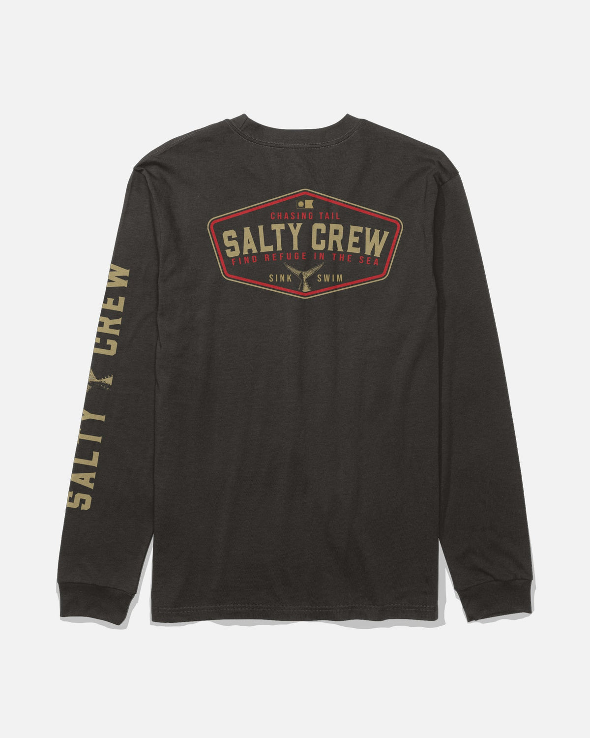 Salty Crew Tailfin Long Sleeve Shirt in Black (Men's)