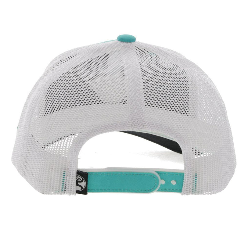 Hooey - "Rope Like a Girl" Turquoise and White Trucker Hat