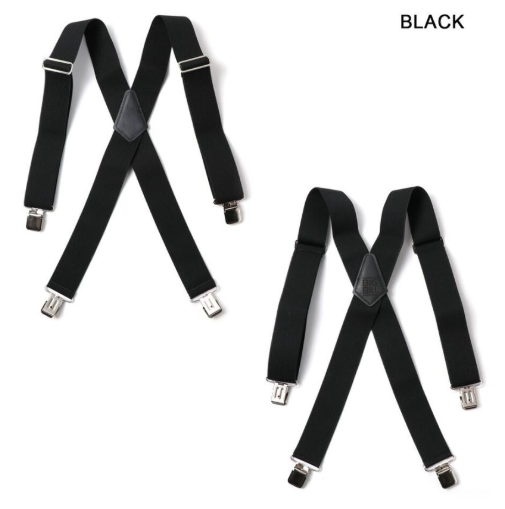 Big Bill Clip-On Suspenders, Black