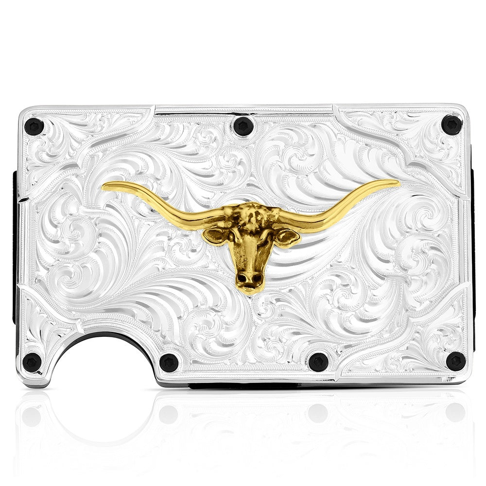 Ironwood Card Case with Longhorn