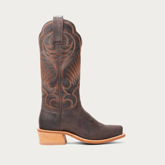 Hyer - Leawood Western Boot in Brown/Brown (Women's)