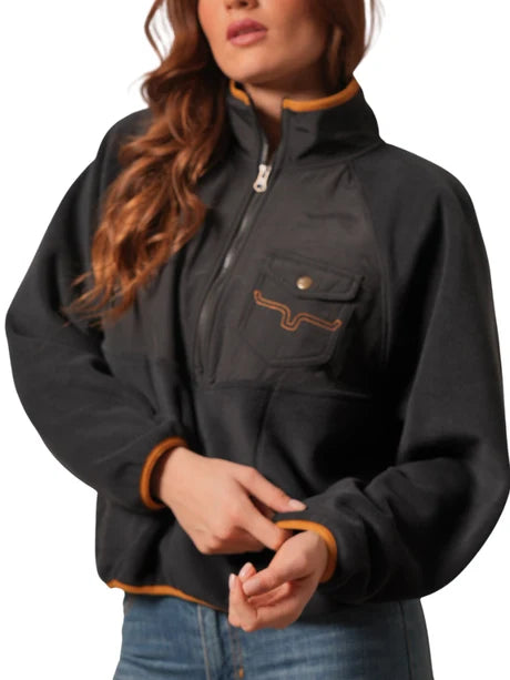 Kimes Ranch Indie 1/2 Zip Pullover in Black (Women's)