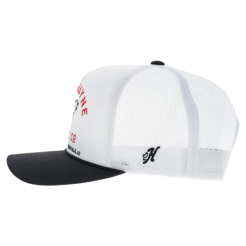 Hooey - John Wayne Cattle Co White 5-Panel Trucker Hat