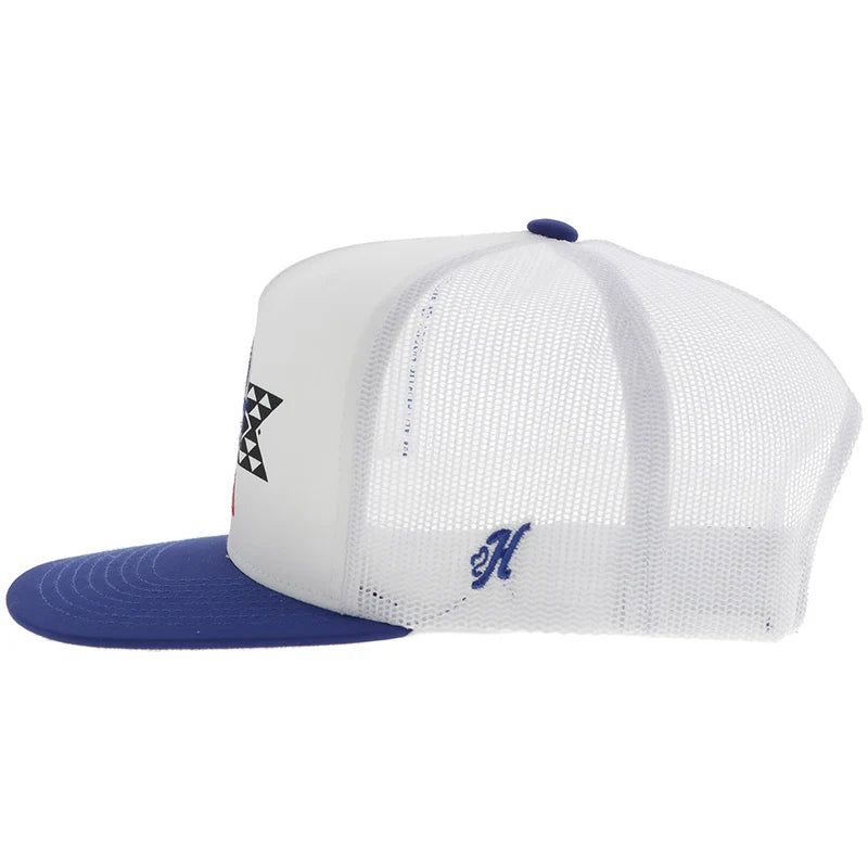 Hooey - "Pabst Blue Ribbon" White 5-Panel Trucker Hat