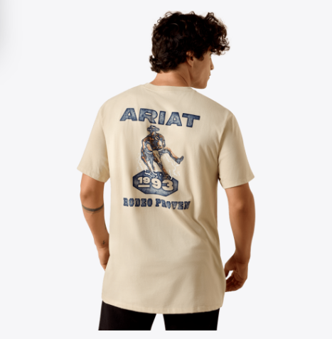 Ariat Rodeo Proven T-Shirt in Tan (Men's)