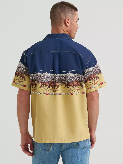 Wrangler X Coors Canada Cowboy Cut Work Shirt - Printed