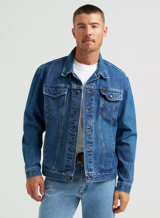 Wrangler Wrangler® Cowboy Cut® Unlined Denim Jacket (Men's)