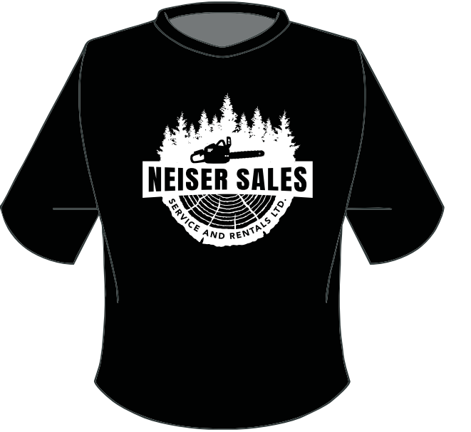 Neiser Sales Original Logo T-Shirt in Black