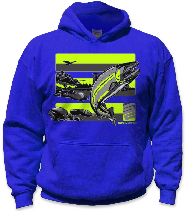 Safetyshirtz Hi-Vis Safety Stripe Steelhead (YOUTH)