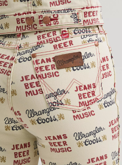 Wrangler X Coors Canada Bailey Flare Jean - Printed