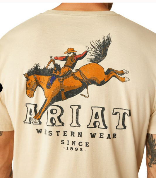 Ariat Bronc Ridin Heritage SS T-Shirt (Men's)