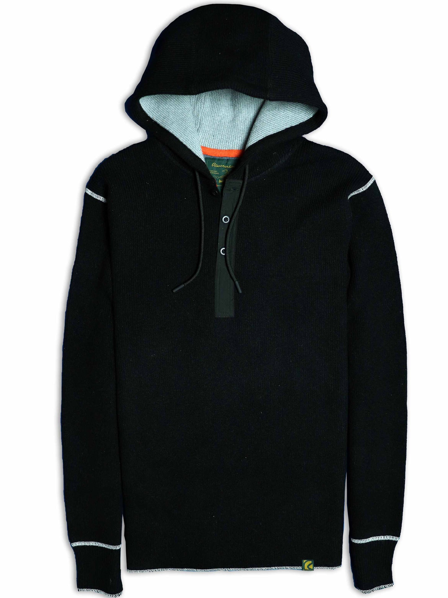 Rawman & Co - Black Hooded Sweater