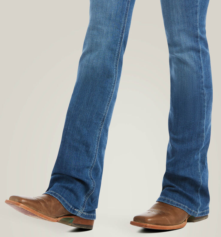 Ariat R.E.A.L. Mid Rise Patricia Boot Cut Jeans - Maine Wash (Women's)
