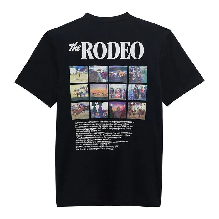 Wrangler Pocket T-Shirt Rodeo in Black (Men's)