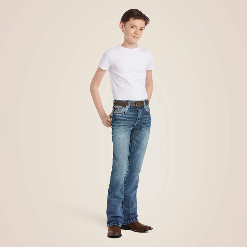 Ariat B4 Relaxed Coltrane Boot Cut Jean - Durango (Boy's)