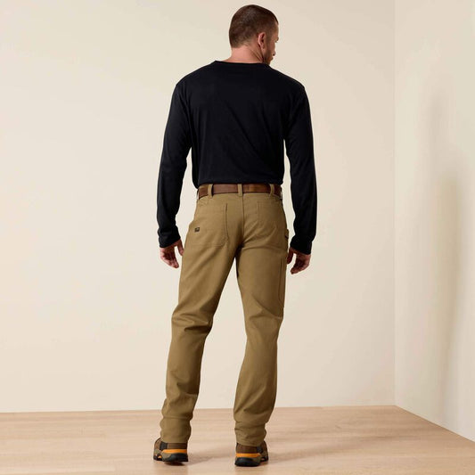 Ariat Rebar M4 Dura stretch Double Front Work Pant in Field Khaki (Men’s)