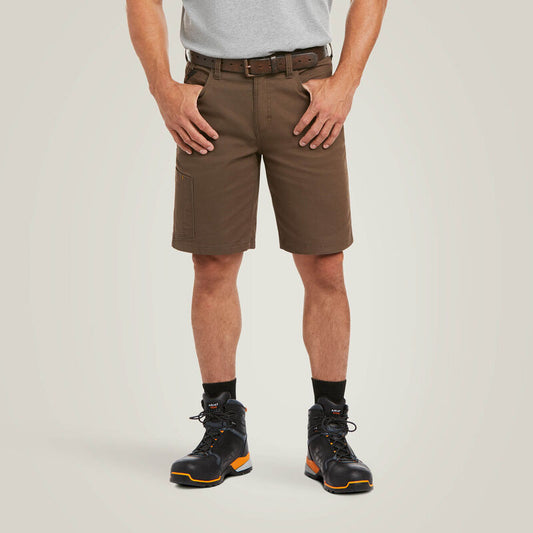 Ariat Rebar DuraStretch Made Tough 10" Short in Wren Brown (Men's)
