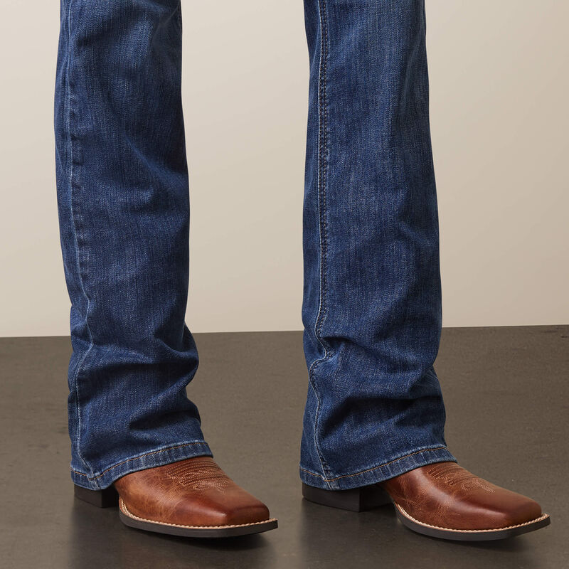 Ariat R.E.A.L. Perfect Rise Leila Boot Cut Jean Irvine Blue (Women's)