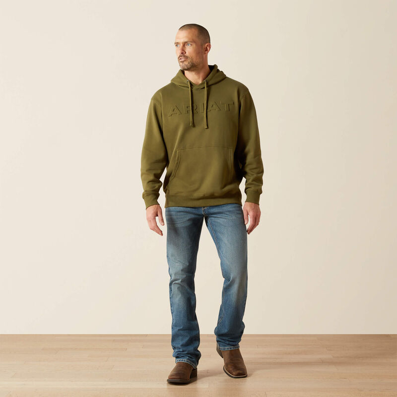Ariat Embossed Logo Hood - Winter Moss (Men's)
