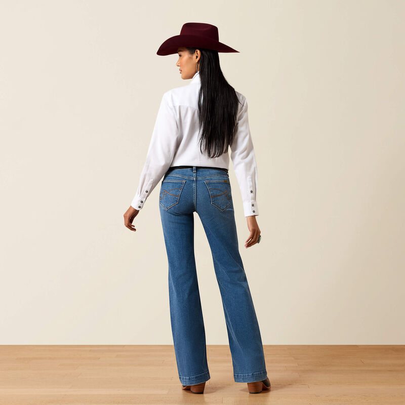 Ariat Perfect Rise Revel Vilma Ultrastretch Trouser Jeans in Sky Valley (Women's)