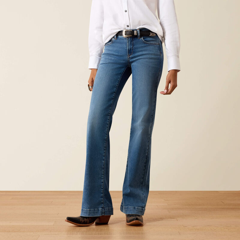 Ariat Perfect Rise Revel Vilma Ultrastretch Trouser Jeans in Sky Valley (Women's)