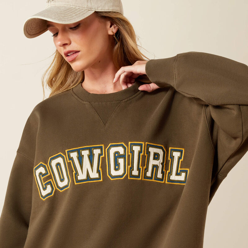 Ariat Oversize Sweatshirt - Ivy Green (Women's)