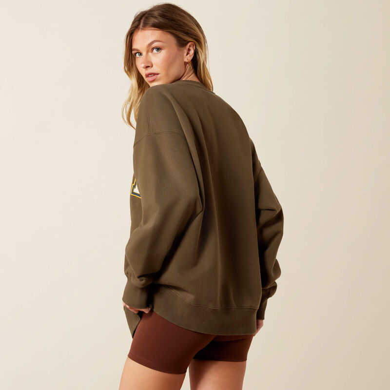 Ariat Oversize Sweatshirt - Ivy Green (Women's)