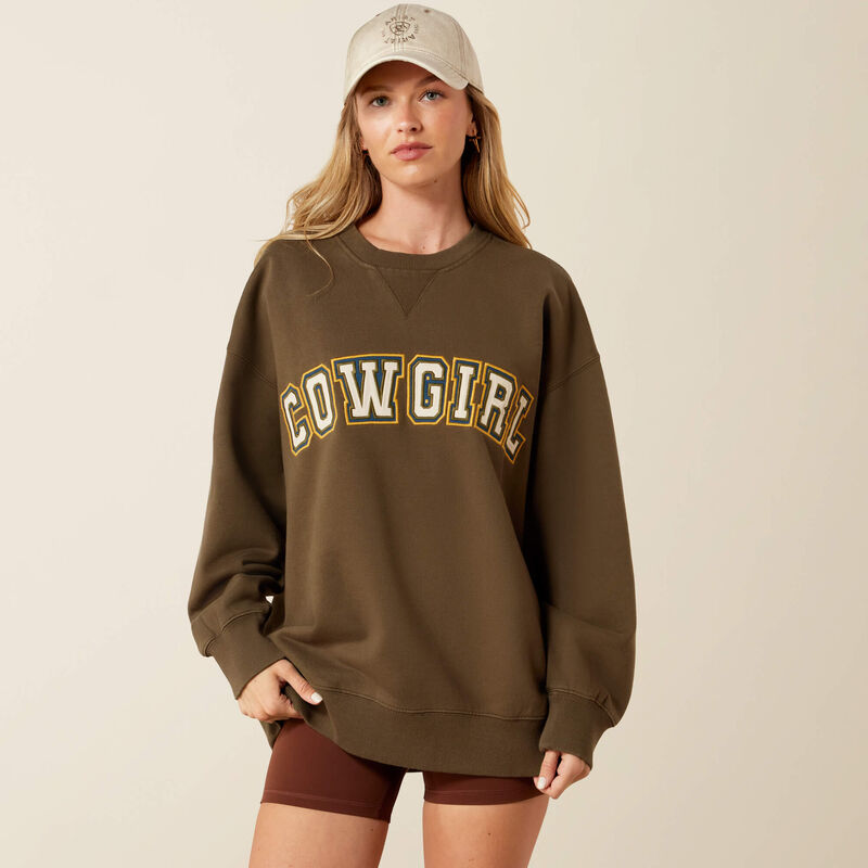 Ariat Oversize Sweatshirt - Ivy Green (Women's)