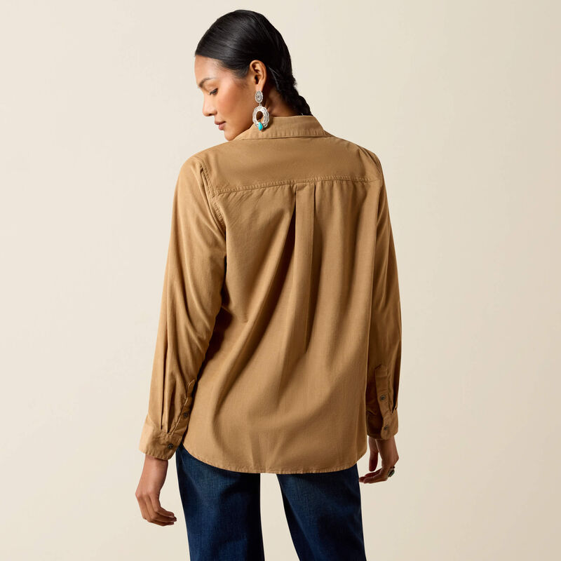 Ariat Billie Jean Long Sleeve Shirt in Tiger's Eye (Women's)