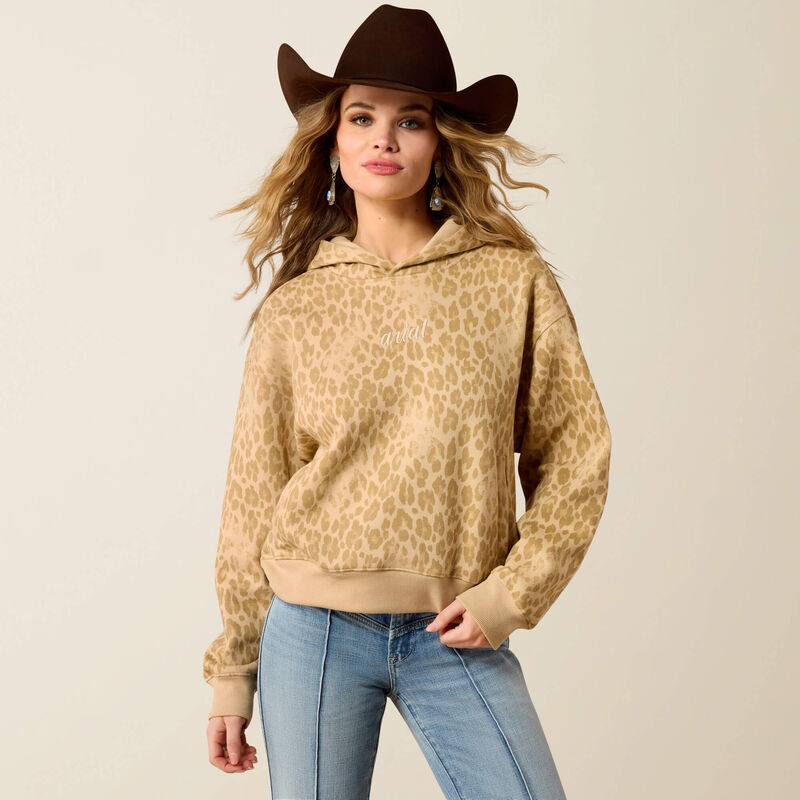 Ariat Essential Hoodie in Faded Leopard (Women's)