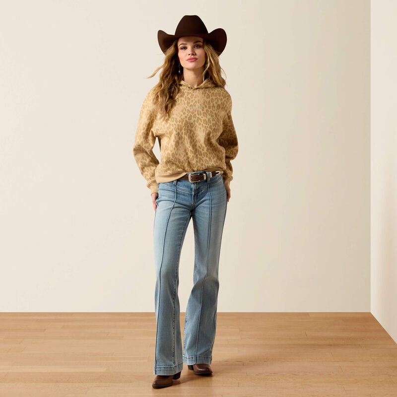 Ariat Essential Hoodie in Faded Leopard (Women's)