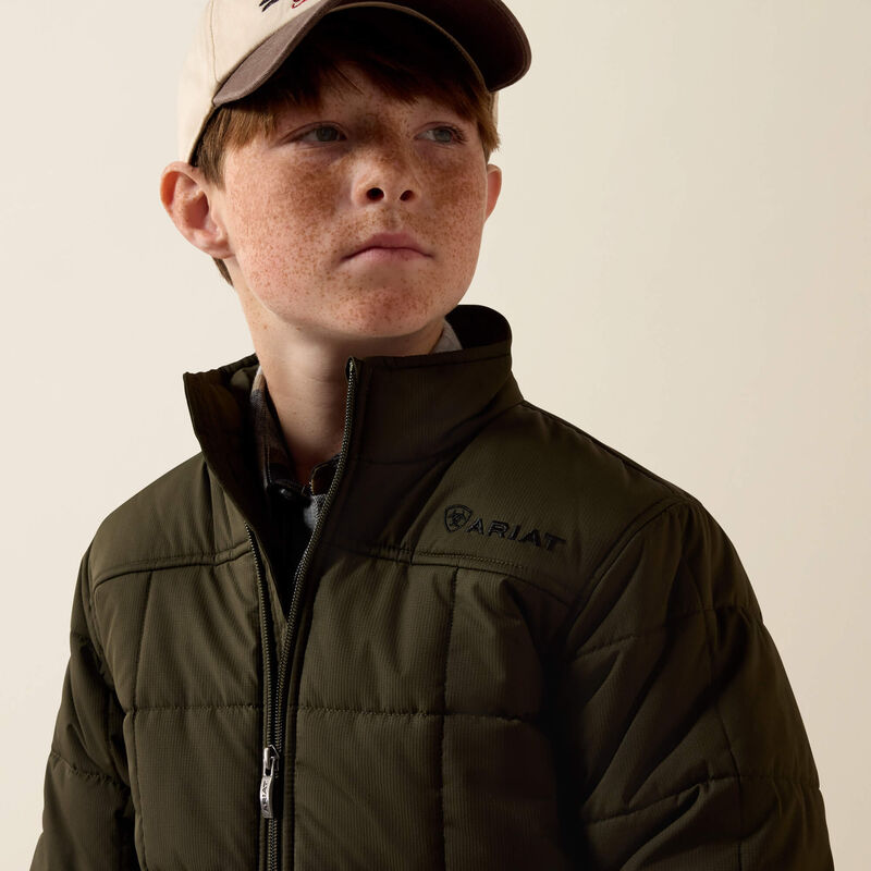 Ariat Crius Insulated Jacket in Forest Night (Youth)