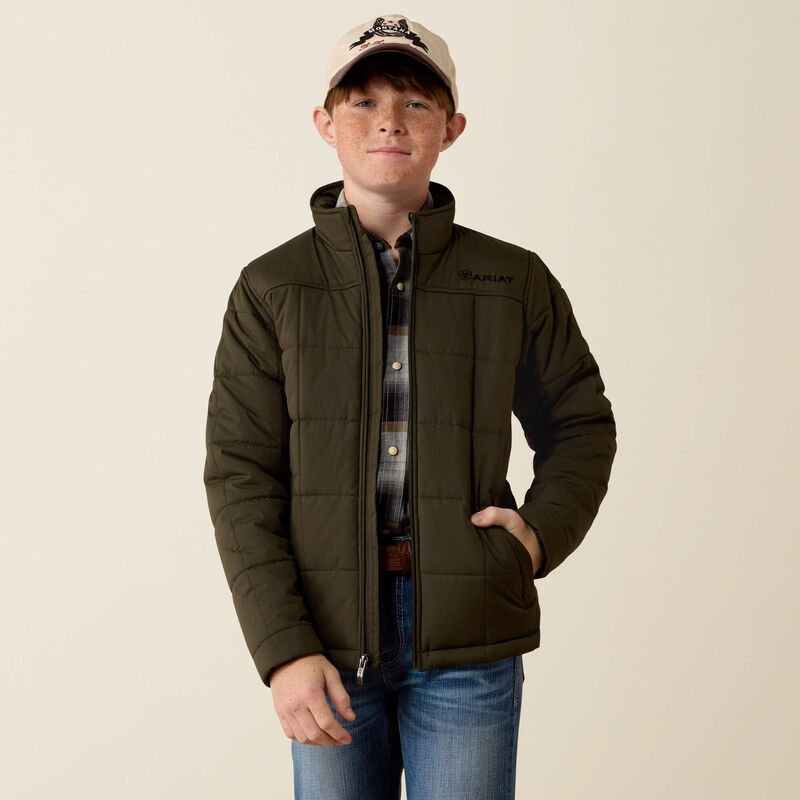 Ariat Crius Insulated Jacket in Forest Night (Youth)