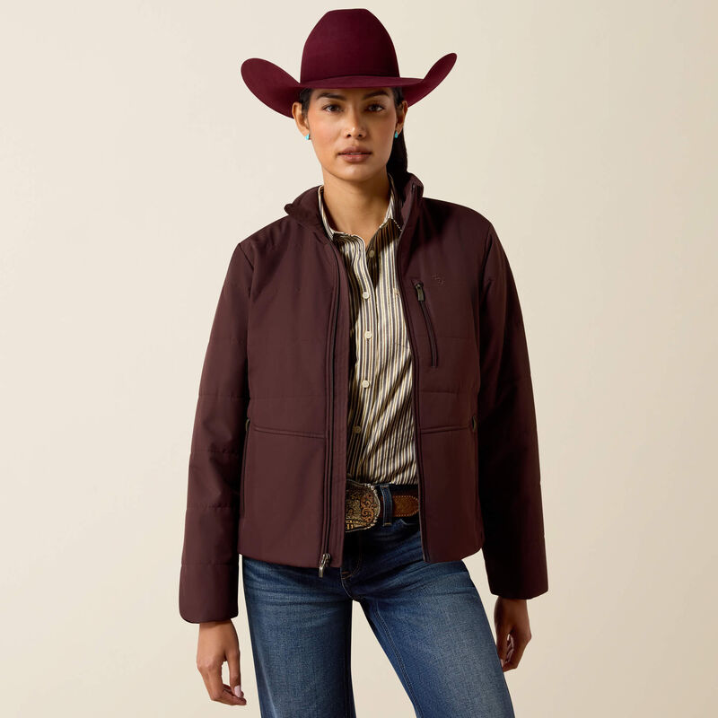 Ariat Titan Insulated Jacket in Chocolate Plum (Women's)