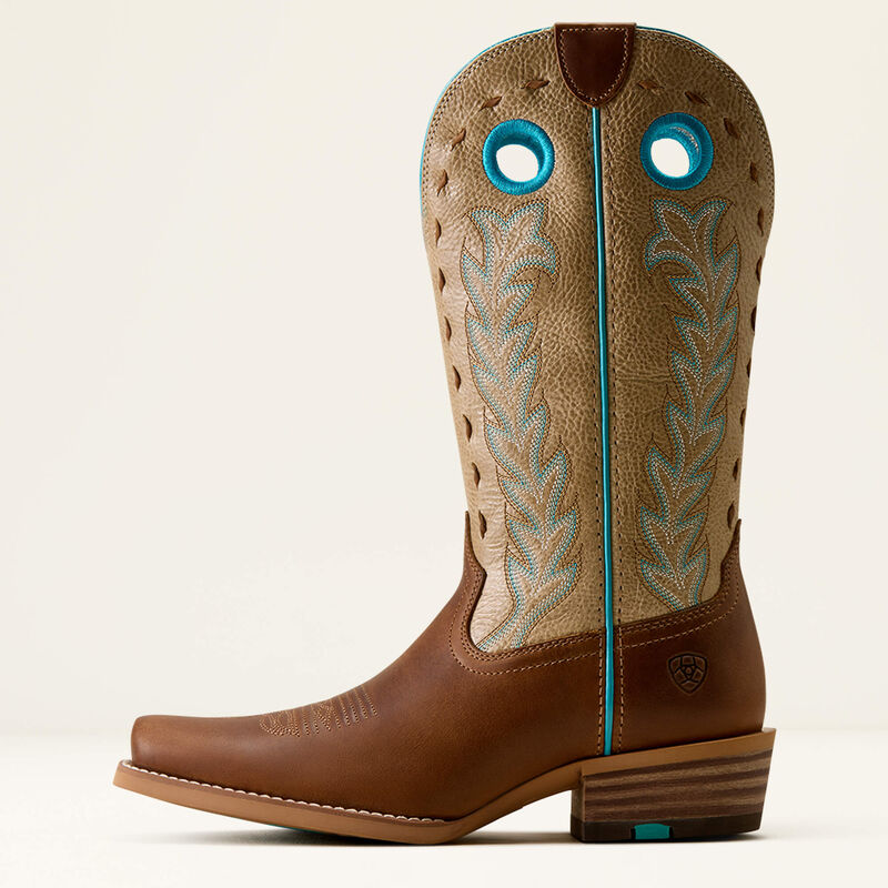 Ariat Lucera Narrow Cutter Boot in Wheat Brown / Soft Parchment (Women's)