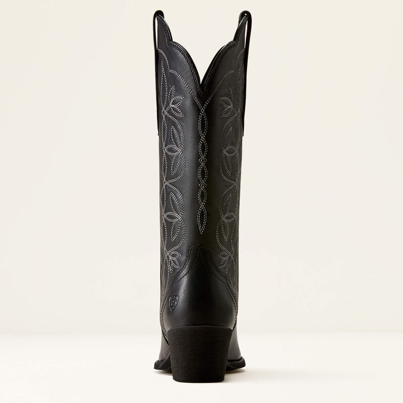 Ariat Heritage Blossom J Toe Western Boot in Suppl Black (Women's)