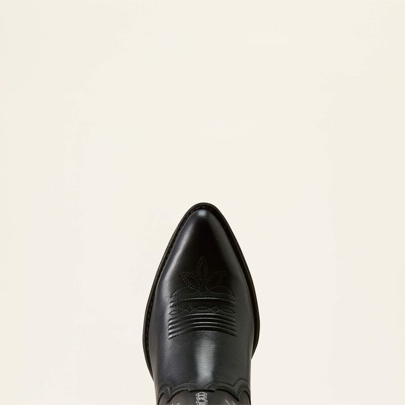 Ariat Heritage Blossom J Toe Western Boot in Suppl Black (Women's)