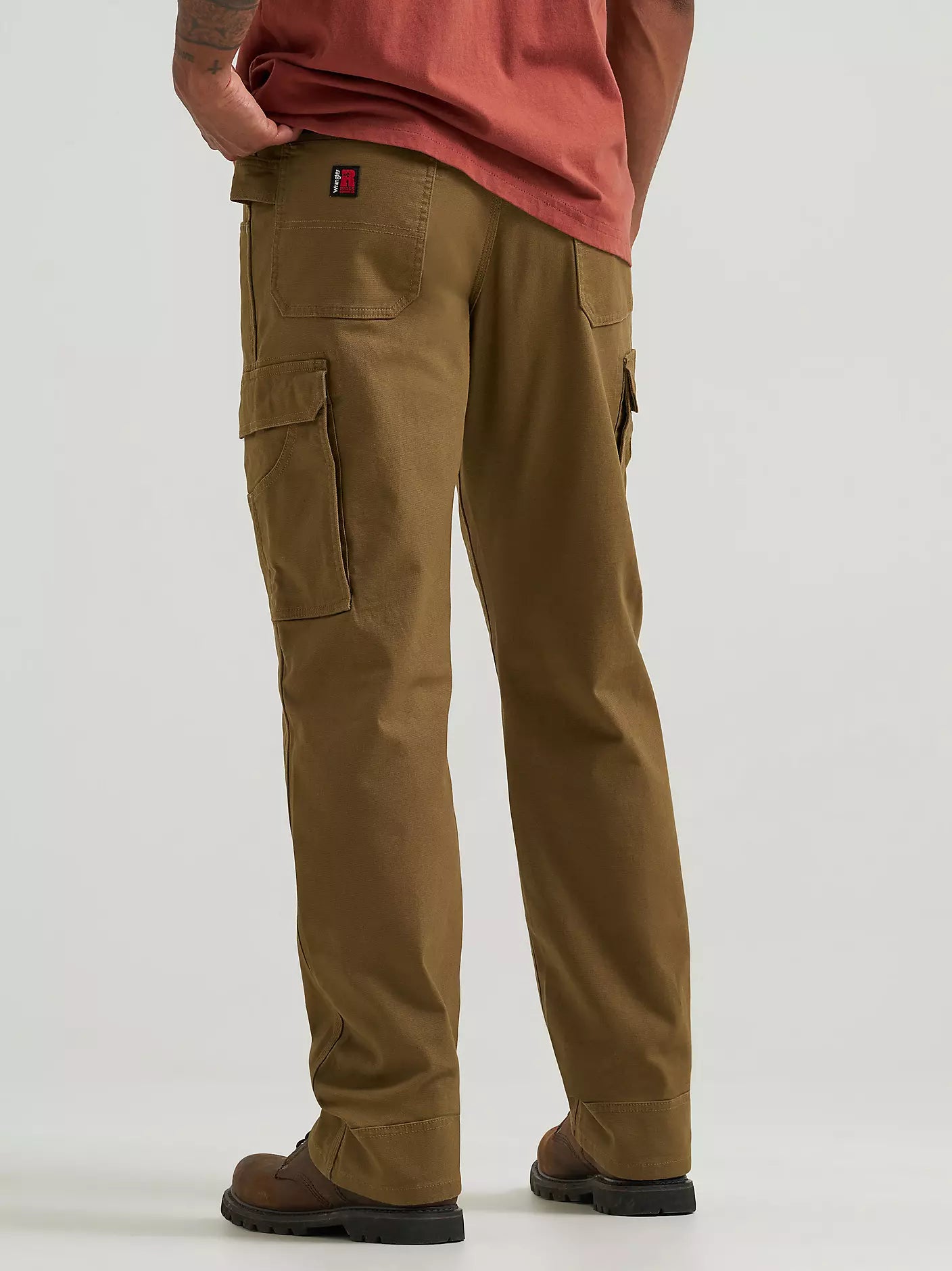 Wrangler RIGGS Workwear Performance Canvas Ranger Cargo Pant in Kangaroo (Men's)