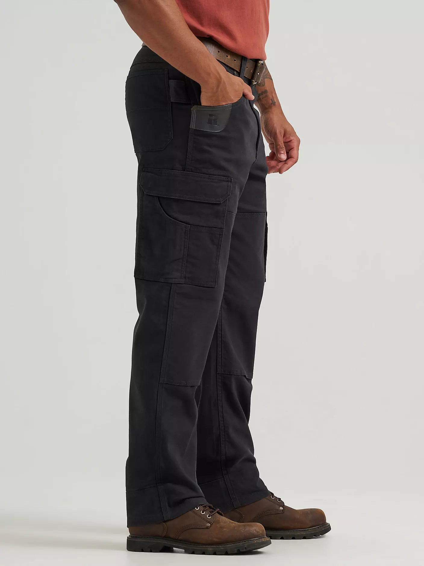 Wrangler RIGGS Workwear Performance Canvas Ranger Cargo Pant in Black (Men's)