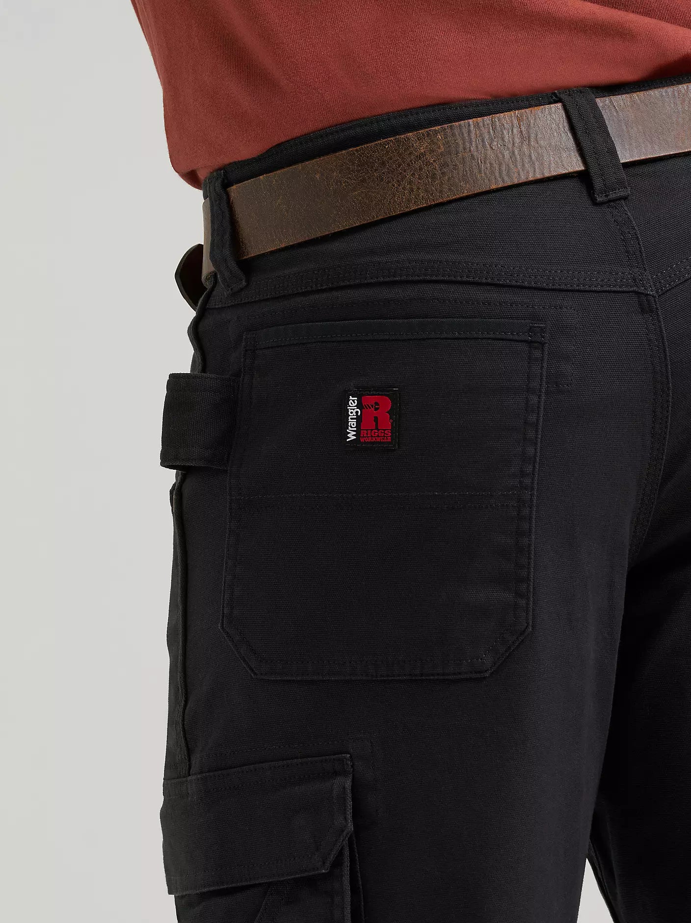 Wrangler RIGGS Workwear Performance Canvas Ranger Cargo Pant in Black (Men's)