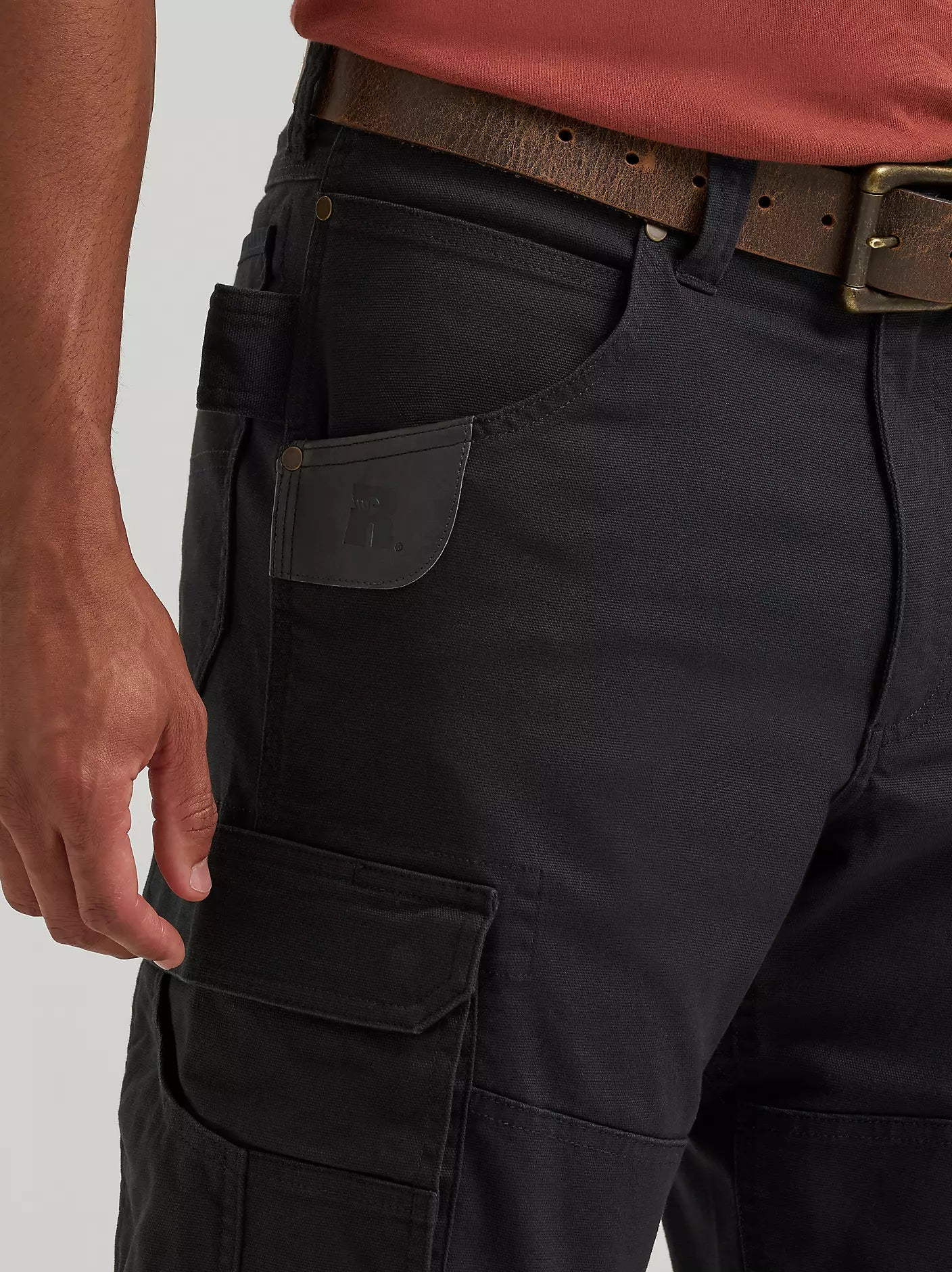 Wrangler RIGGS Workwear Performance Canvas Ranger Cargo Pant in Black (Men's)
