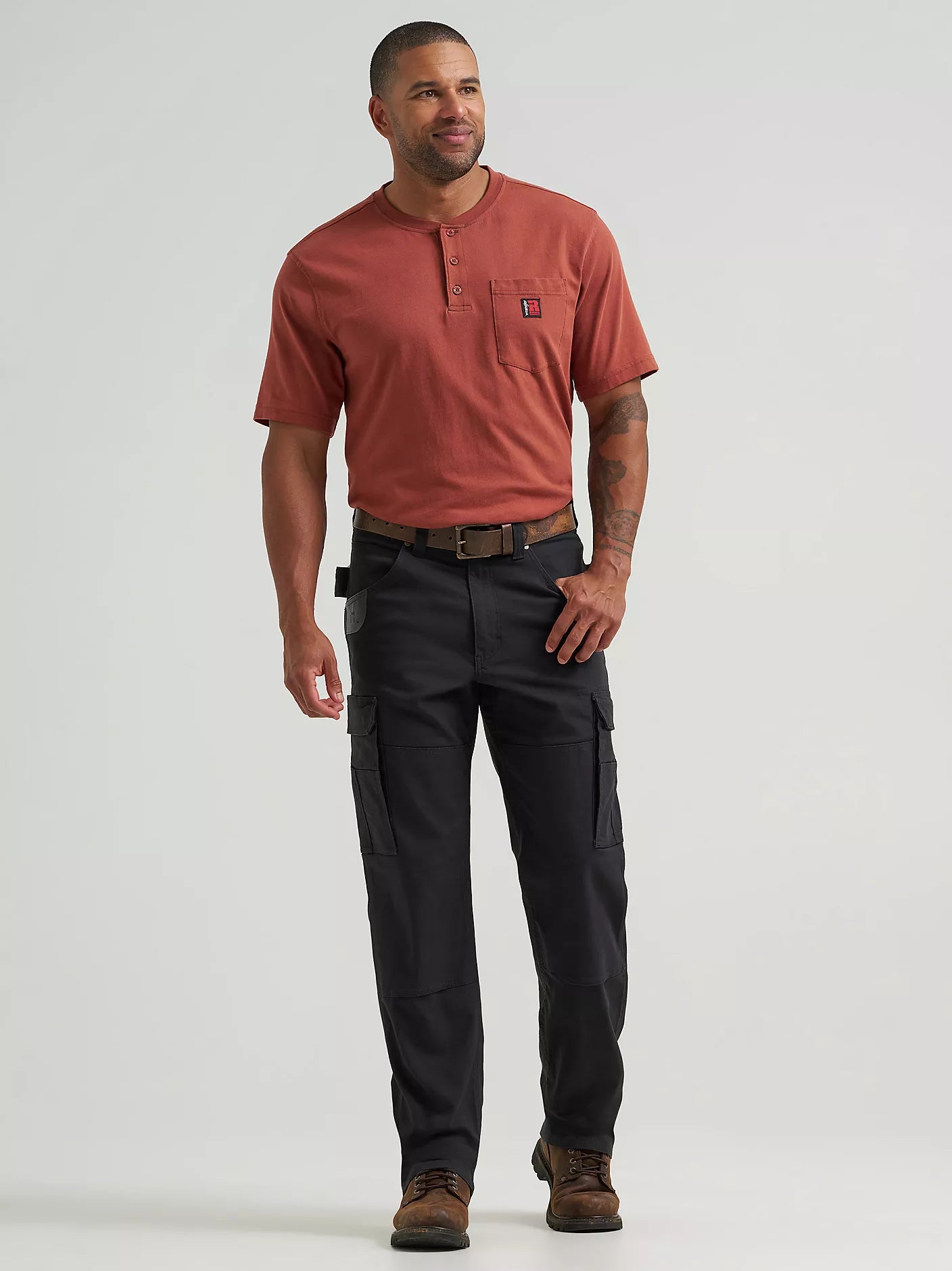 Wrangler RIGGS Workwear Performance Canvas Ranger Cargo Pant in Black (Men's)