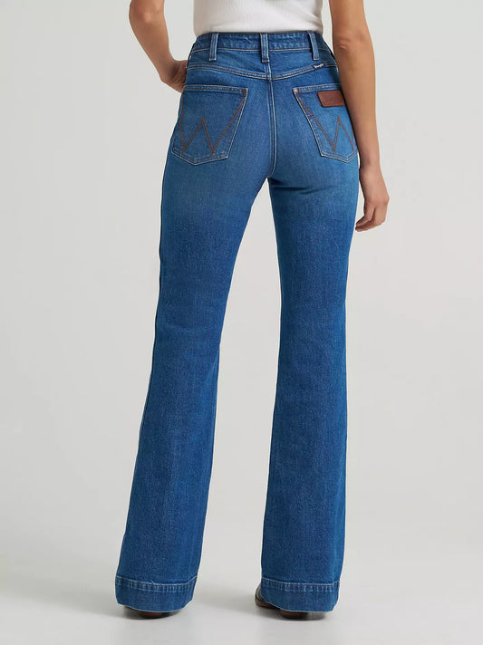 Wrangler® Retro® Premium Trouser Jean High Rise in Mina (Women's)
