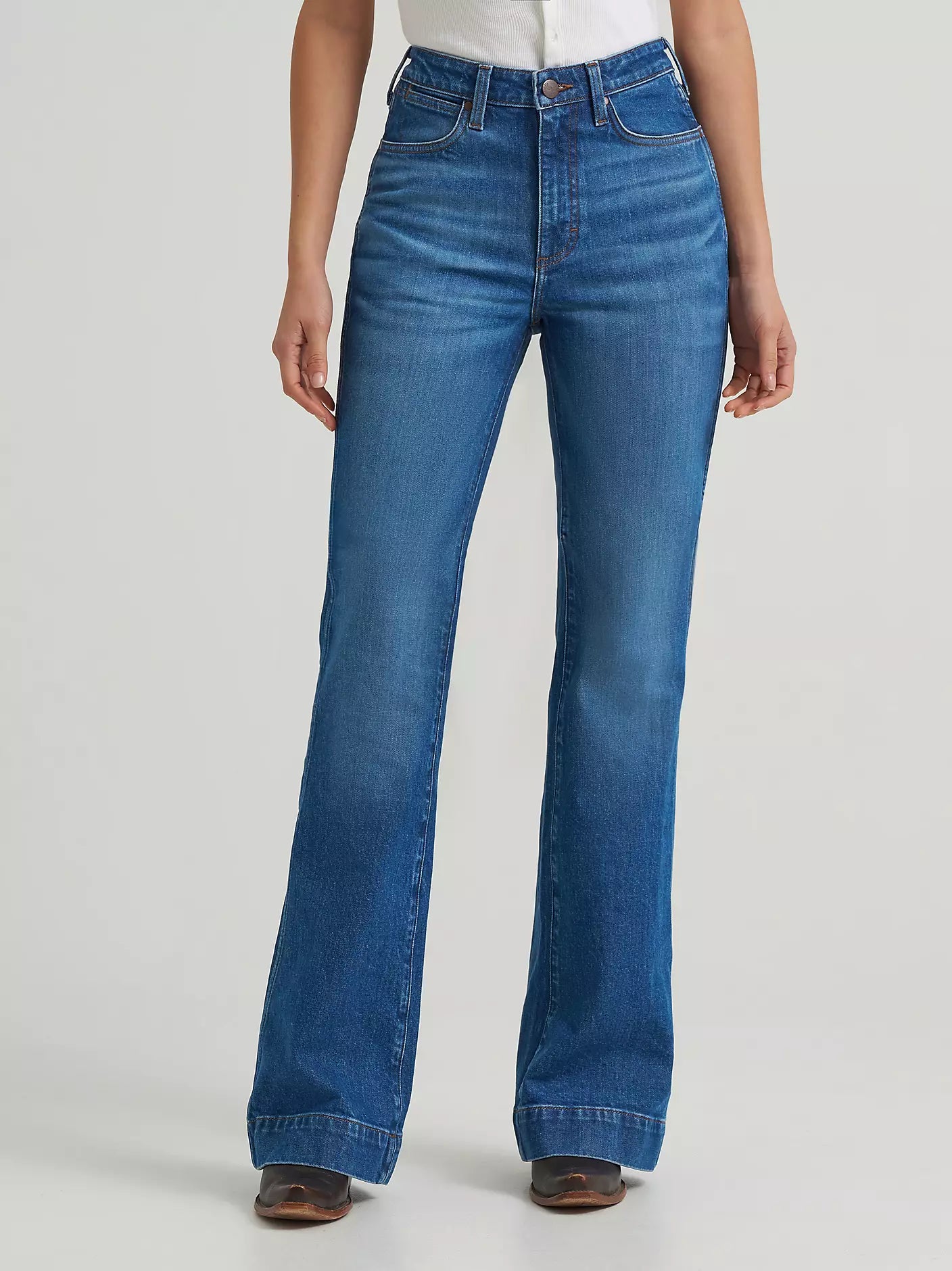 Wrangler® Retro® Premium Trouser Jean High Rise in Mina (Women's)