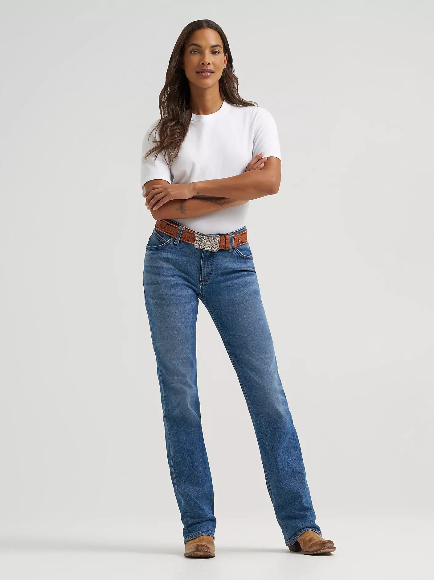 Wrangler Willow Ultimate Riding Jean Boot Cut in Margo (Women's)